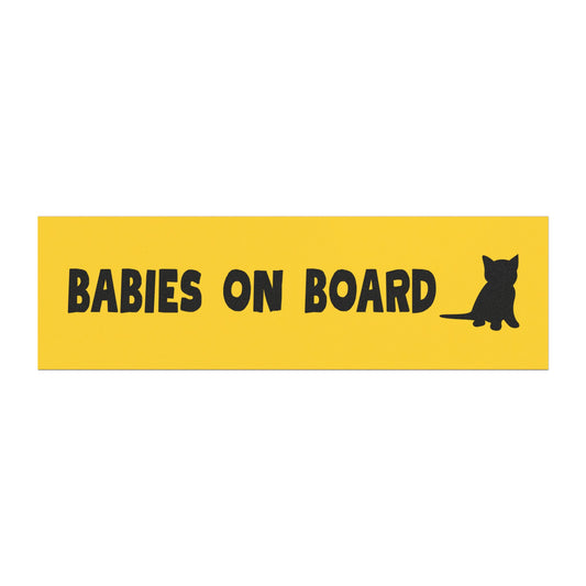 Babies On Board Car Magnet