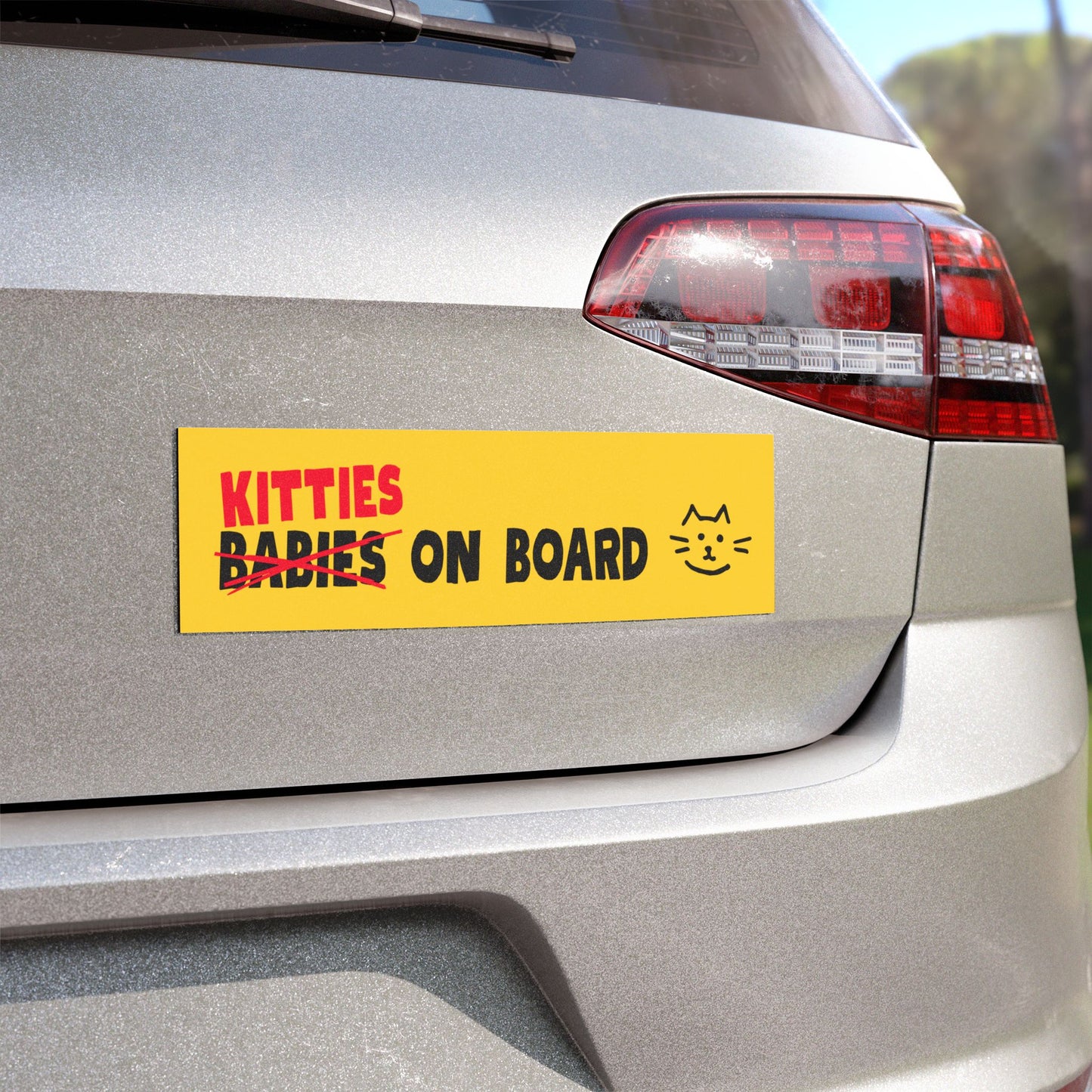 Kitties on Board Bumper Magnet